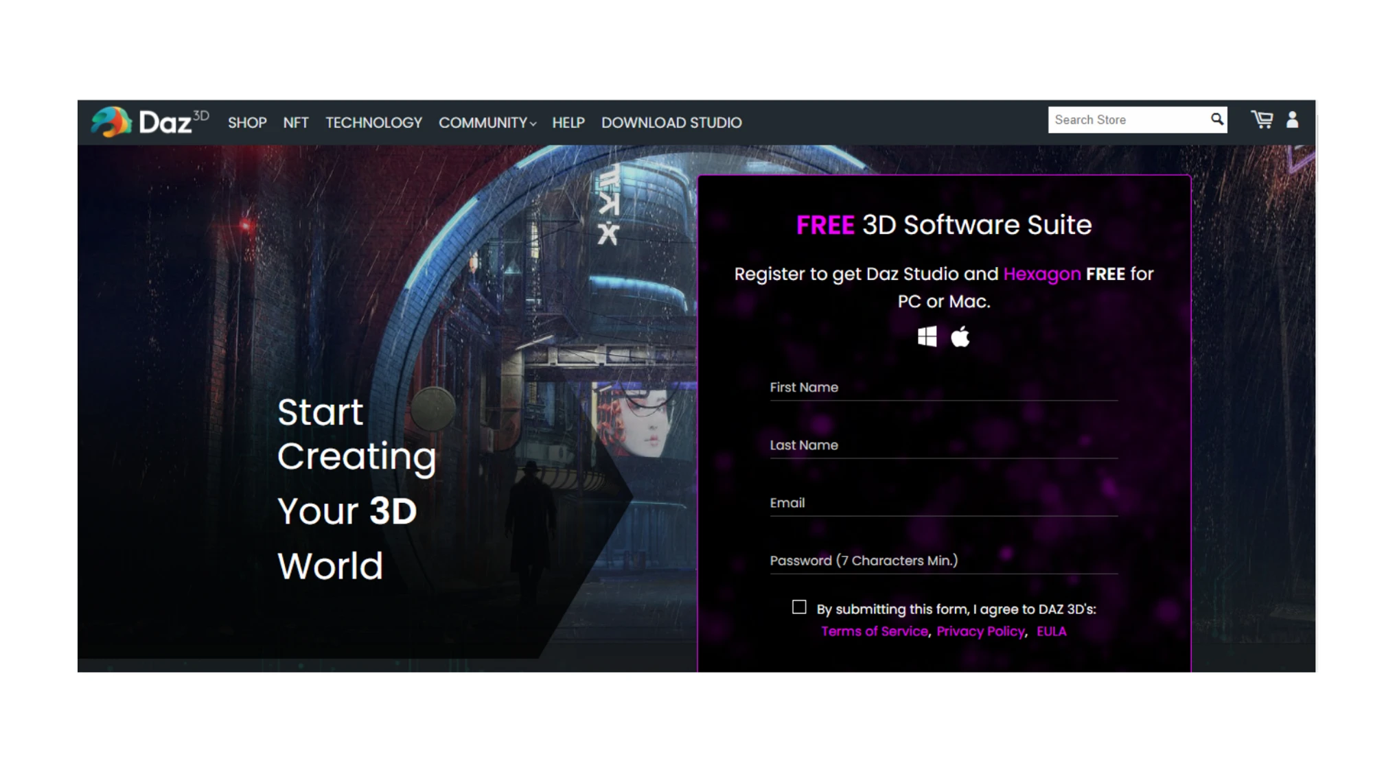 Image from Daz Studio